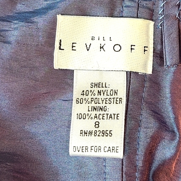 Bill Levkoff Iridescent Purple Formal Gown, Size Small - Picture 15 of 15